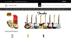 Desktop Screenshot of musicianscorneruae.com